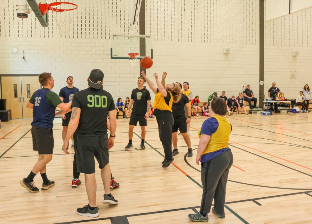 Special Olympics basketball