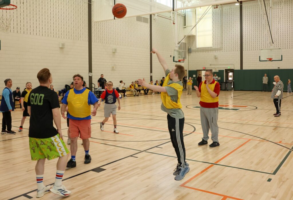 Special Olympics basketball