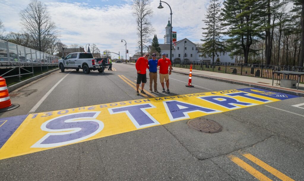 Boston Marathon Start Line