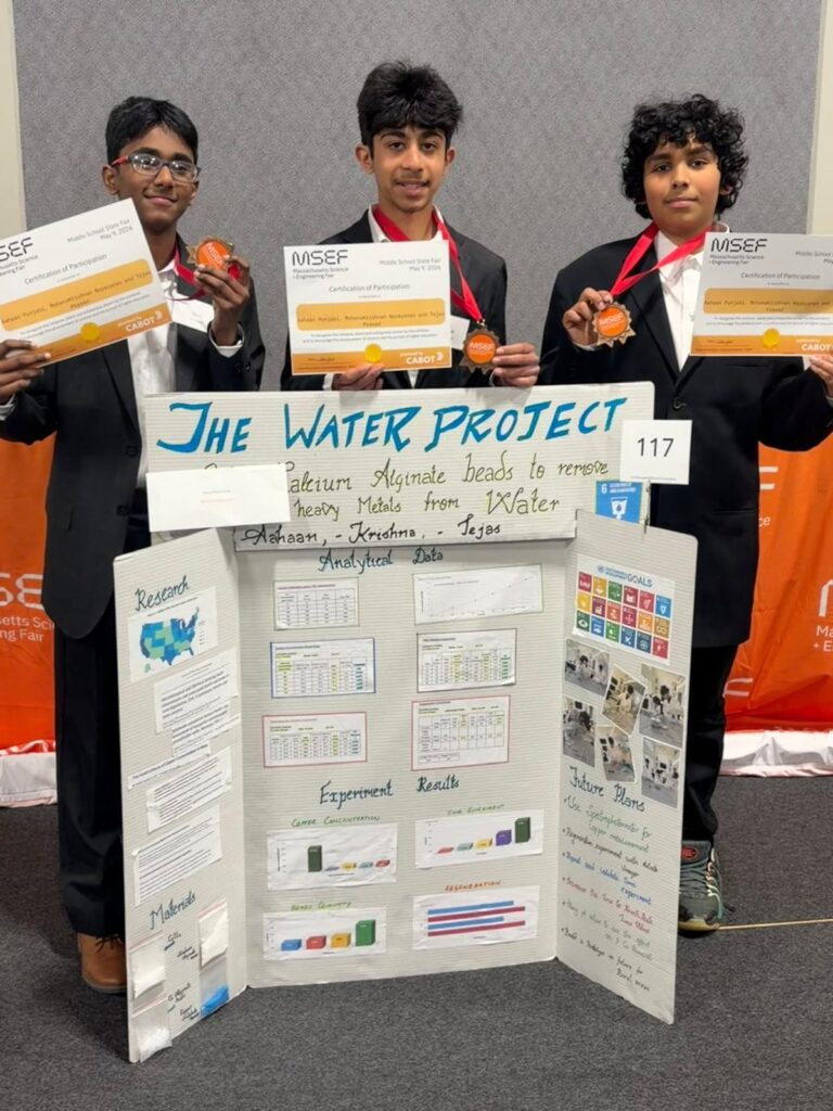 Science and Engineering Fair HMS students
