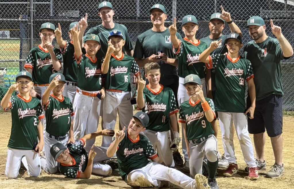 Hopkinton 11U Tondorf summer baseball team