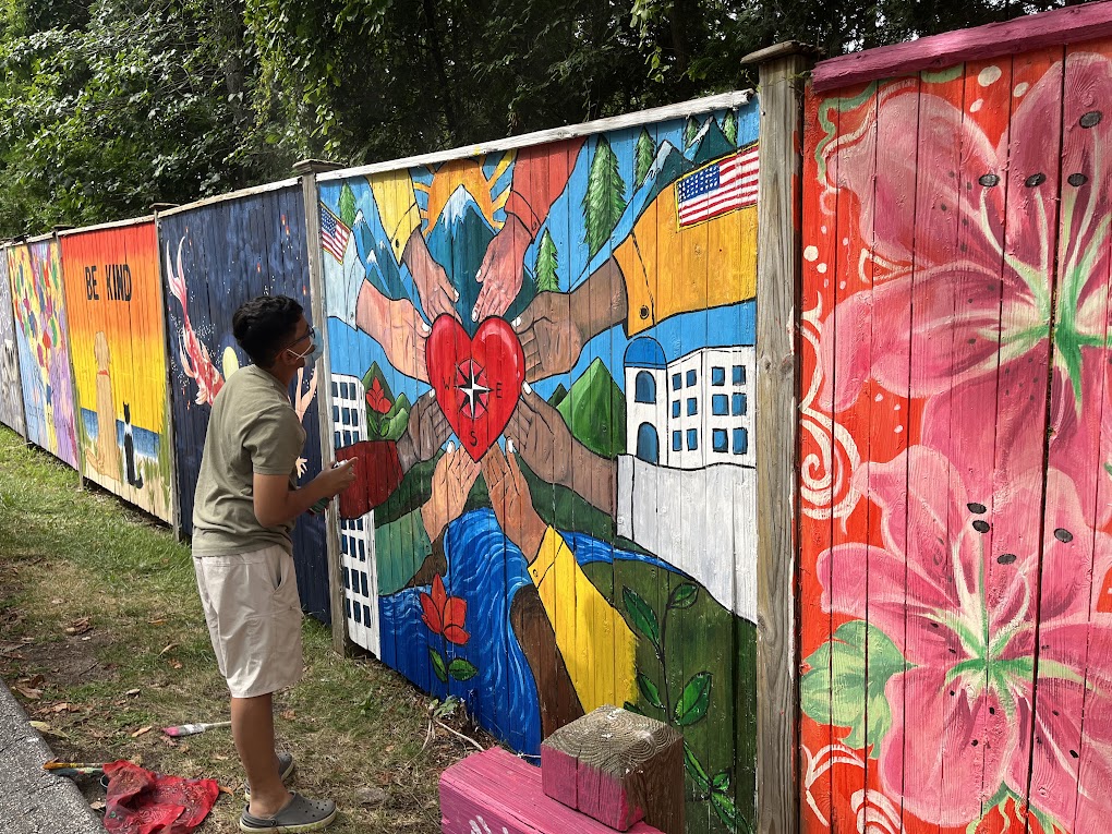 Scout diversity mural